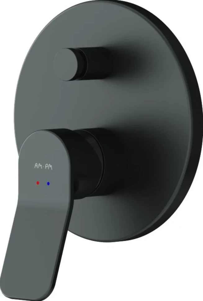 Душевой комплект AM.PM X-Joy FB85A1RH02 С ВНУТРЕННЕЙ ЧАСТЬЮ, для душа, чёрный