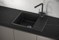 Мойка кухонная Granula Estetica 6202, шварц