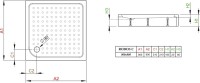 Поддон для душа Radaway Rodos C900 с сифоном