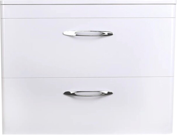 Тумба под раковину Style Line Каре 80 подвесная, Люкс Plus, белая