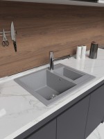 Мойка кухонная Domaci Болонья М-19-005 серая
