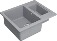 Мойка кухонная Domaci Болонья М-19-005 серая Мойка кухонная Domaci Болонья М-19-005 серая