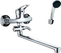 Смеситель с длинным изливом для ванны D-lin 309-2 D140309-2 хром