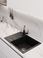 Мойка кухонная Emar Quartz EMQ-1580.Q антрацит