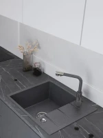 Мойка кухонная Emar Quartz EMQ-1580.Q антрацит