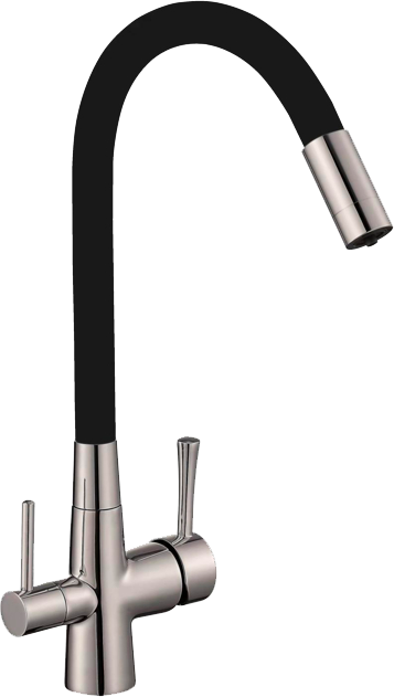 Смеситель для кухни Savol S-L1806L-01 с гибким изливом