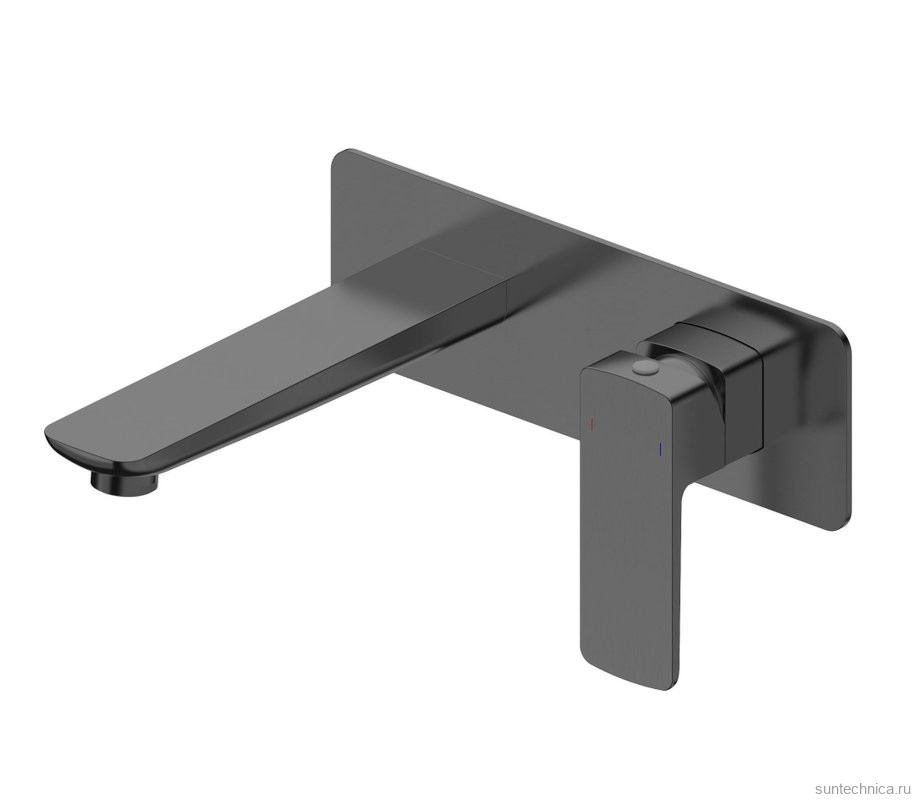 Смеситель для раковины Wonzon & Woghand Edge WW-88869003-BGM темный графит, С ВНУТРЕННЕЙ ЧАСТЬЮ
