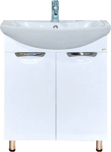 Тумба с раковиной Misty Лаванда 70 прямая