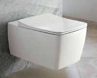 Комплект Унитаз подвесной VitrA Metropole 7672B003-0075 белый + Крышка 122-003-009 с микролифтом, белая + Инсталляция Geberit Duofix Delta 458.149.21.1 с кнопкой смыва, хром + Звукоизоляция