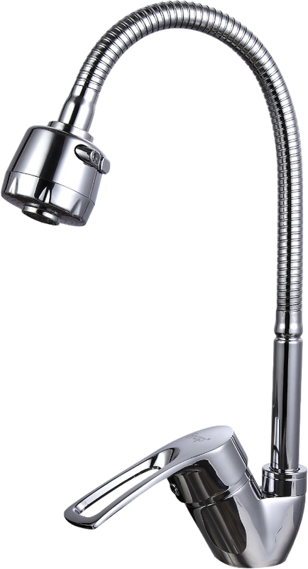 Смеситель для кухни Frap H701 F43701-B с гибким изливом