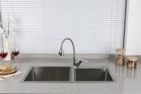 Смеситель для кухни Frap H701 F43701-B с гибким изливом Смеситель для кухни Frap H701 F43701-B с гибким изливом