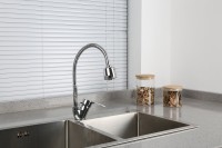 Смеситель для кухни Frap H701 F43701-B с гибким изливом Смеситель для кухни Frap H701 F43701-B с гибким изливом