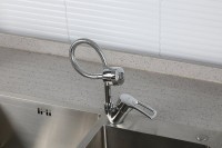 Смеситель для кухни Frap H701 F43701-B с гибким изливом Смеситель для кухни Frap H701 F43701-B с гибким изливом