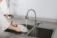 Смеситель для кухни Frap H701 F43701-B с гибким изливом Смеситель для кухни Frap H701 F43701-B с гибким изливом