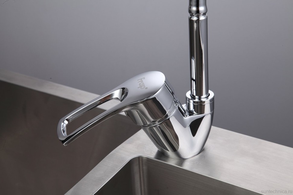 Смеситель для кухни Frap H701 F43701-B с гибким изливом