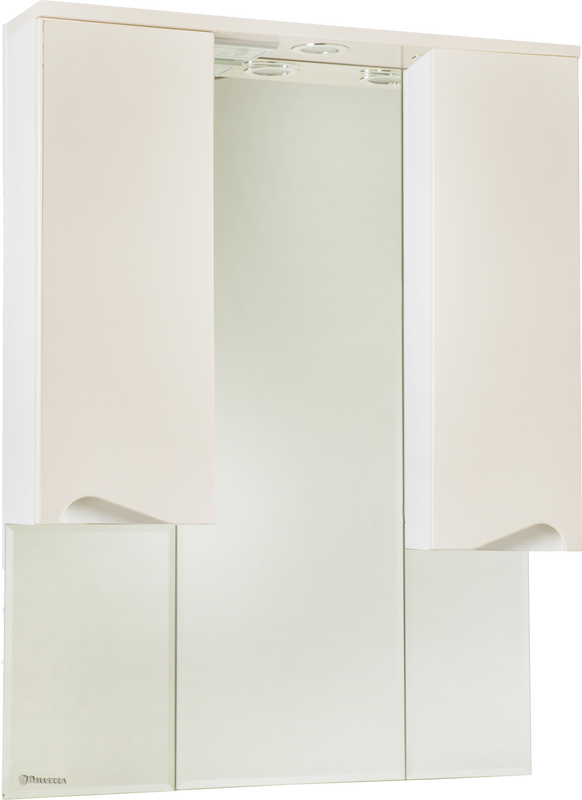 Зеркало Bellezza Эйфория 100 бежевое, с подсветкой