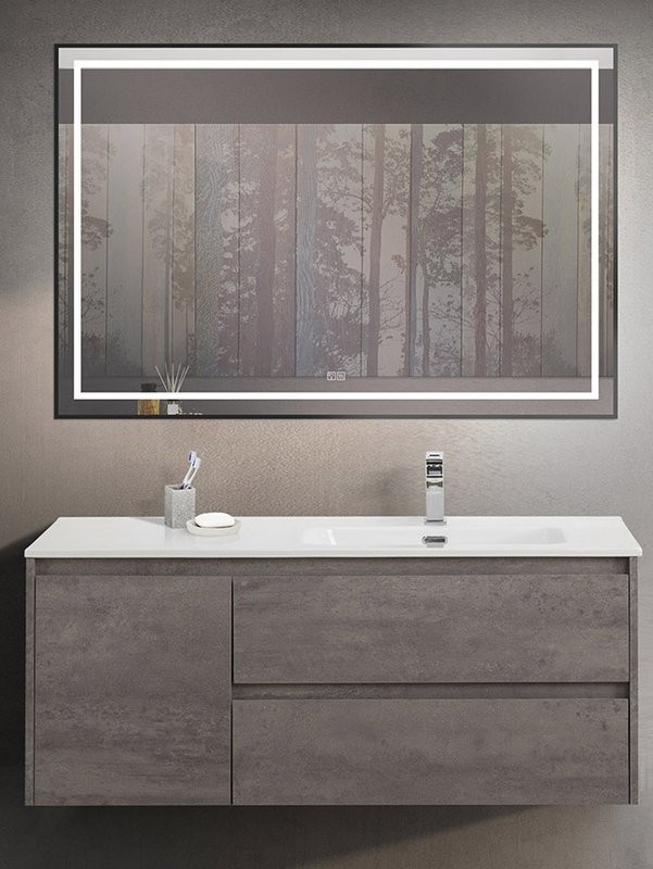 Мебель для ванной комнаты BelBagno Kraft R, 120 cemento grigio