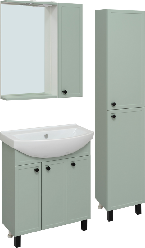 Мебель для ванной комнаты Runo Римини 75 мята