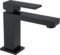 Смеситель для раковины Boheme Qubic 471-B matt black