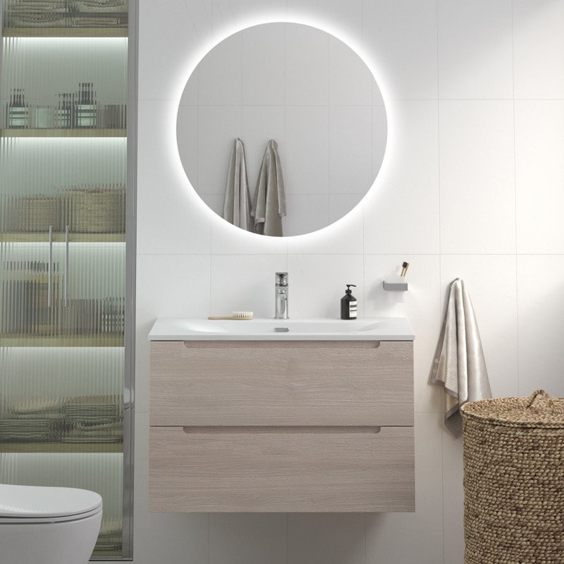 Тумба под раковину BelBagno Etna 80 rovere grigio
