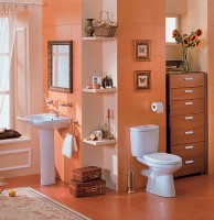 Комплект Раковина Santek Анимо 1WH110502 55 + Пьедестал 1WH110587 + Смеситель Rossinka Y + Сифон AlcaPlast