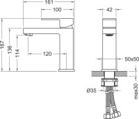 Смеситель для раковины Timo Selene 2061/16F матовый белый