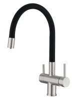 Смеситель для кухни Emar Steel ЕС - 3015 satin Смеситель для кухни Emar Steel ЕС - 3015 satin