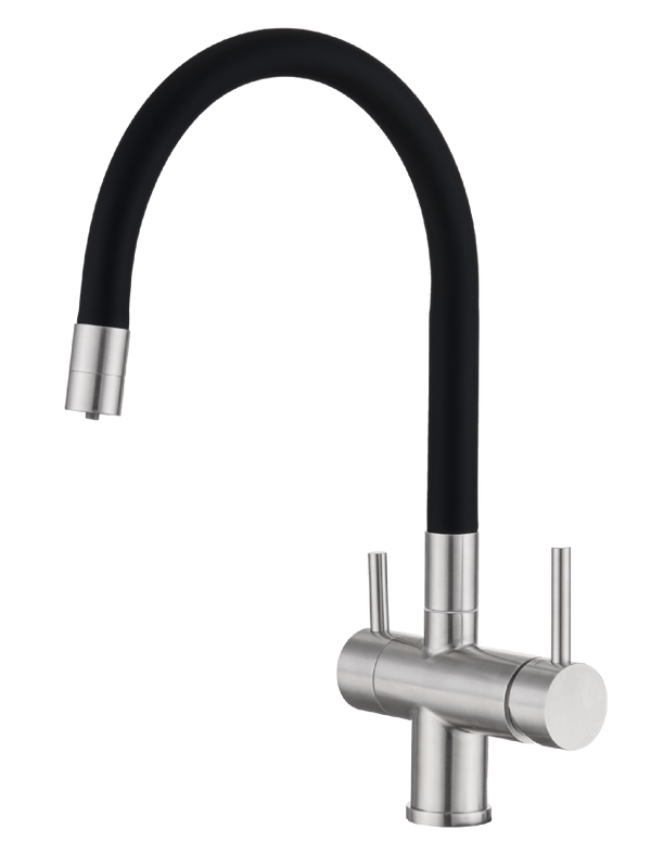 Смеситель для кухни Emar Steel ЕС - 3015 satin