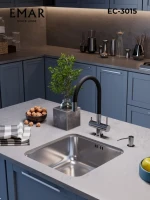 Смеситель для кухни Emar Steel ЕС - 3015 satin Смеситель для кухни Emar Steel ЕС - 3015 satin