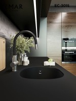 Смеситель для кухни Emar Steel ЕС - 3015 satin