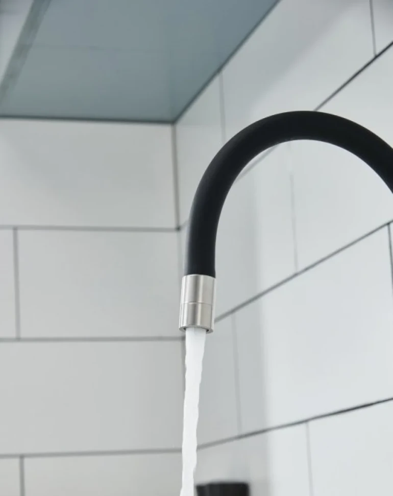 Смеситель для кухни Emar Steel ЕС - 3015 satin