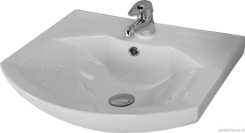 Тумба с раковиной AQUATON Ария Н 50 белая