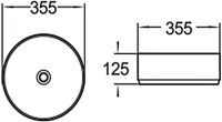 Накладная раковина SantiLine SL-1037