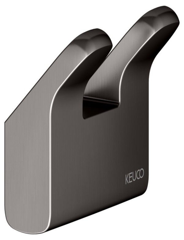 Крючок Keuco Collection Moll 12713 шлифованный черный титан, на шурупах