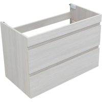 Тумба под раковину без столешницы Aquanet Нота new 100 подвесная, дуб холден