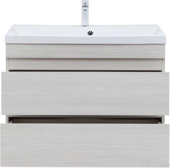 Тумба под раковину без столешницы Aquanet Нота new 100 подвесная, дуб холден