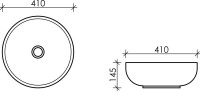 Накладная раковина Ceramicanova Element CN6021
