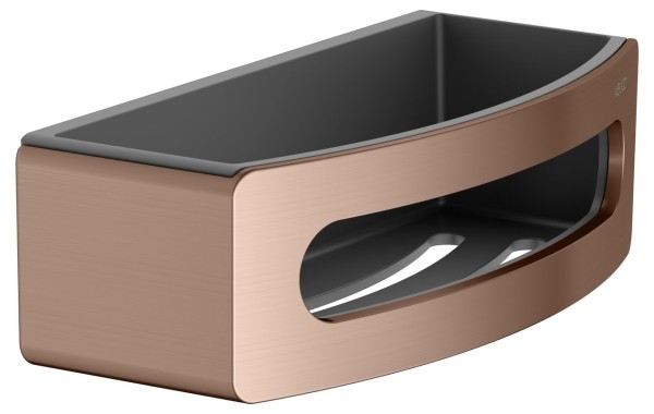 Полка Keuco Elegance 11658 красное золото шлифованное, антрацит