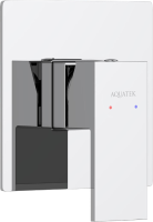 Встраиваемый смеситель для душа и ванны AQUATEK Либра AQ1666CR С ВНУТРЕННЕЙ ЧАСТЬЮ, хром