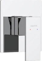 Встраиваемый смеситель для душа и ванны AQUATEK Либра AQ1666CR С ВНУТРЕННЕЙ ЧАСТЬЮ, хром