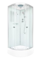 Душевая кабина DTO D D278SEL с электрикой, профиль хром, стекло матовое