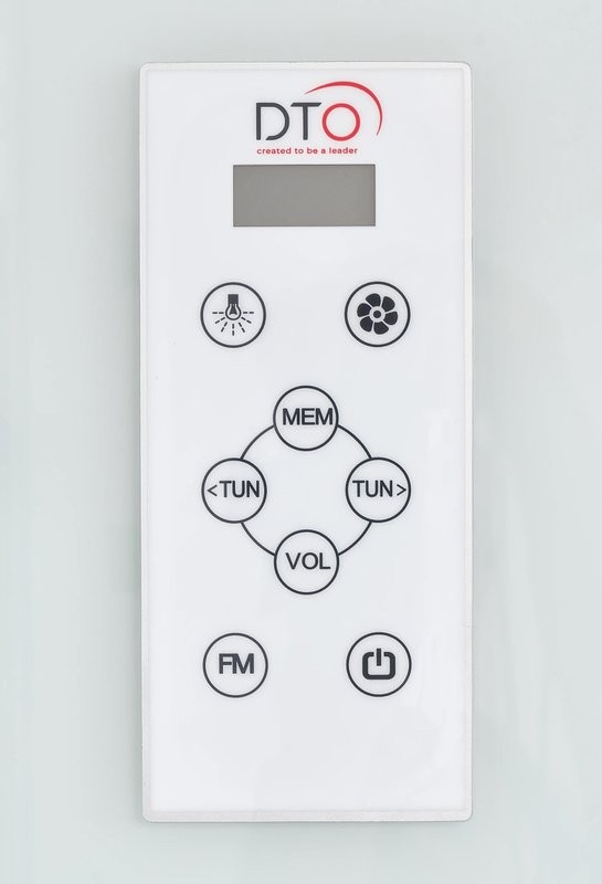 Душевая кабина DTO D D278SEL с электрикой, профиль хром, стекло матовое