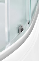 Душевая кабина DTO D D278SEL с электрикой, профиль хром, стекло матовое