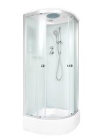 Душевая кабина DTO D D278SEL с электрикой, профиль хром, стекло матовое