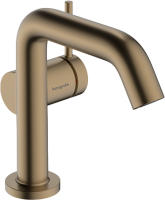 Смеситель для раковины Hansgrohe Tecturis S Fine 110 CoolStart 73310140 шлифованная бронза