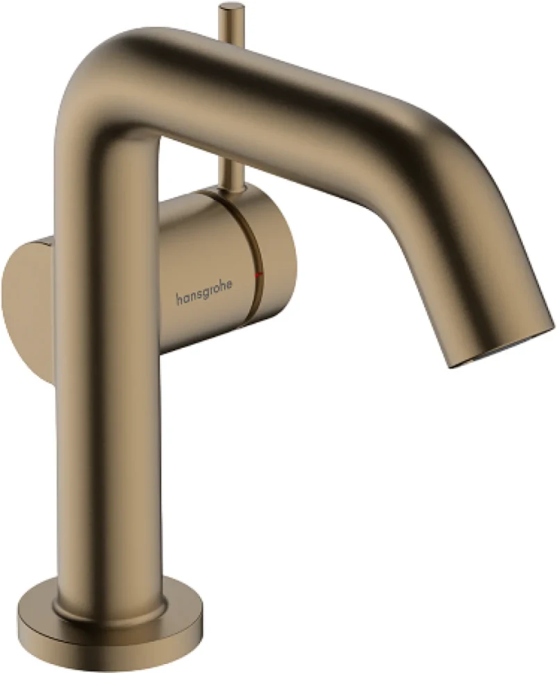 Смеситель для раковины Hansgrohe Tecturis S Fine 110 CoolStart 73310140 шлифованная бронза
