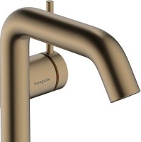 Смеситель для раковины Hansgrohe Tecturis S Fine 110 CoolStart 73310140 шлифованная бронза