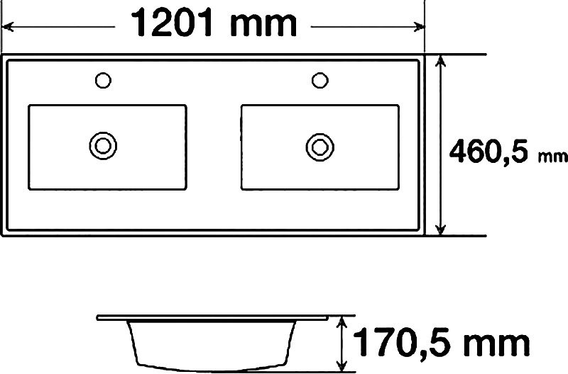 Мебель для ванной комнаты Sanvit Форма 120 белая, напольная