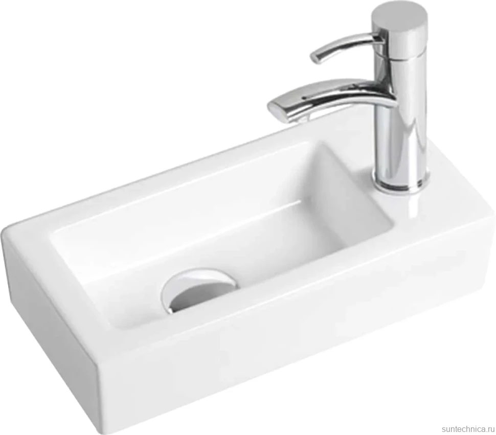 Раковина маленькая в туалет Vincea VBS-133R 37 правый