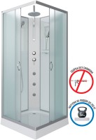 Душевая кабина Niagara Classic NG-1101-14BKTG 90х90 см, без крыши, с гидромассажем и тропическим душем